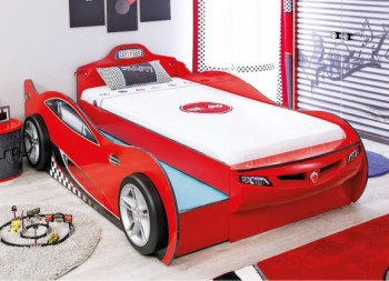 CARBED Кровать-машина Coupe с выдвижной кроватью Red 20.03.1306.00 в Новом Шарапе - novyj-sharap.mebel54.com | фото