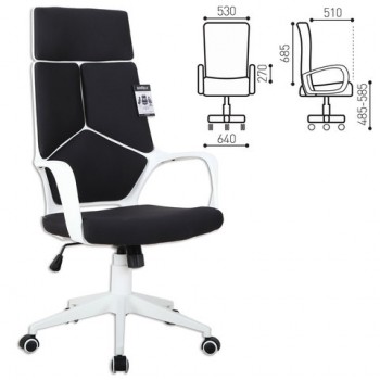 Кресло офисное BRABIX Prime EX-515 (черная ткань) в Новом Шарапе - novyj-sharap.mebel54.com | фото
