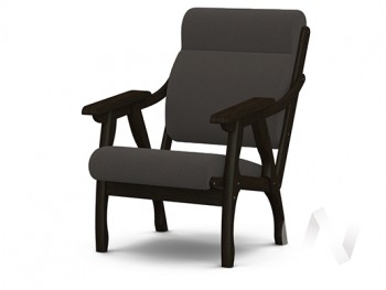 Кресло Вега-10 (венге лак/ULTRA GRAFIT) в Новом Шарапе - novyj-sharap.mebel54.com | фото