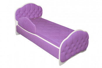 Кровать 170 Гармония 67 Светло-фиолетовый (мягкий бортик) в Новом Шарапе - novyj-sharap.mebel54.com | фото