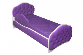 Кровать 180 Гармония 32 Фиолетовый (мягкий бортик) в Новом Шарапе - novyj-sharap.mebel54.com | фото